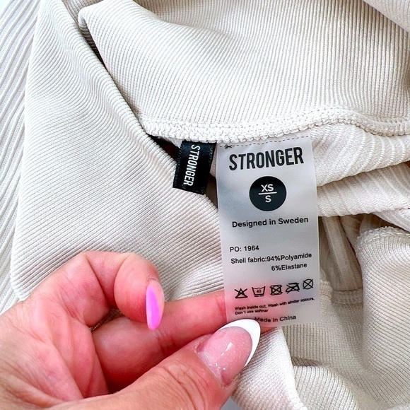 STRONGER Rib Seamless Leggings size S/XS - Picture 6 of 13